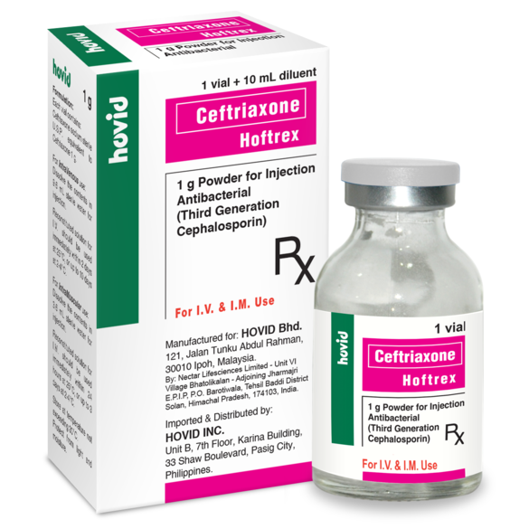 Hoftrex 1g Powder for Injection