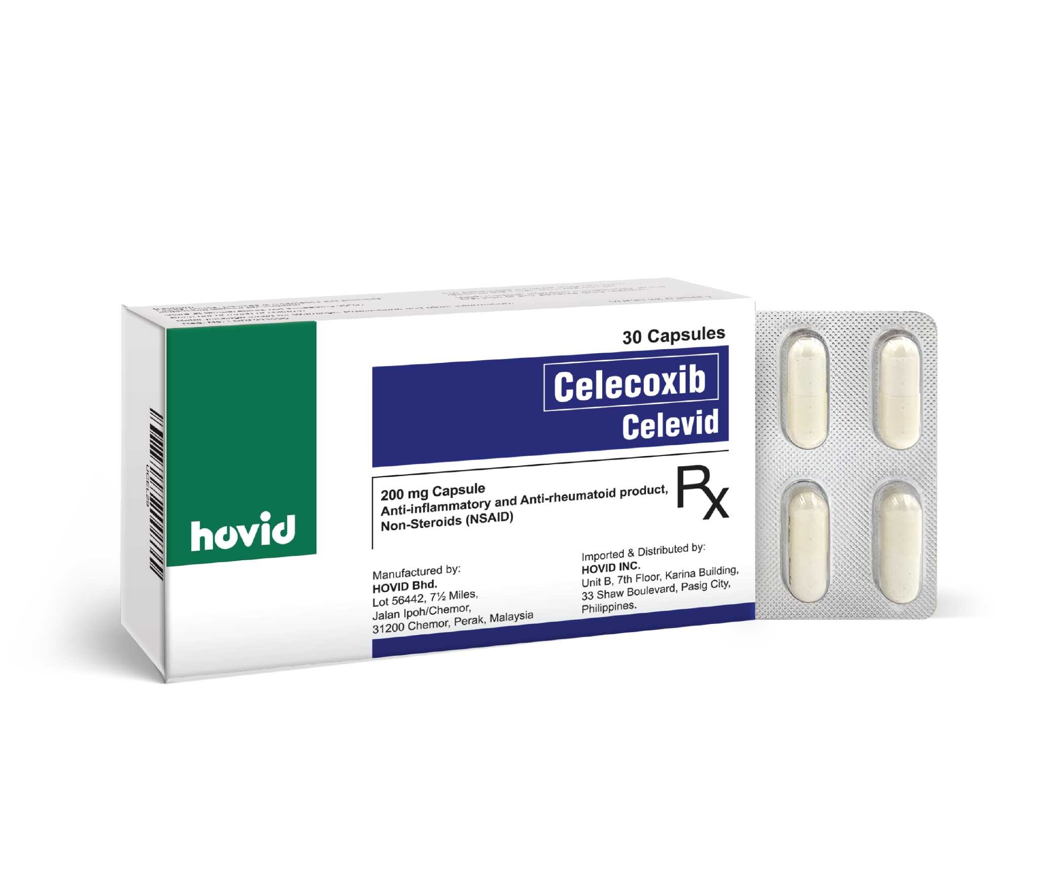 Celevid 200mg Capsule