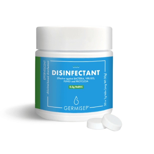 Germisep® 0.5g NaDCC (Disinfectant) Effervescent Tablet